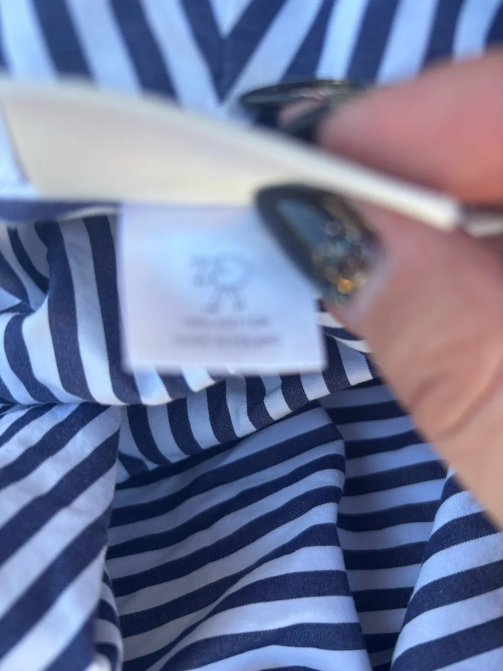 Sleepy Jones Striped Cotton Robe Small